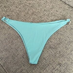 Kittenish Aqua Bikini Bottom Size XL